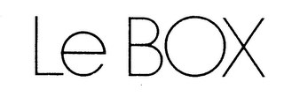 LE BOX logo