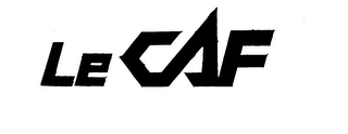 LE CAF logo