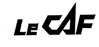 LE CAF logo