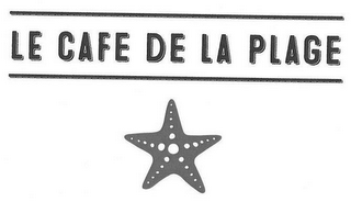 LE CAFE DE LA PLAGE logo