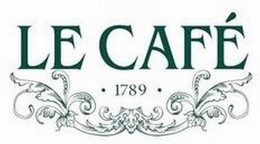 LE CAFÉ · 1789 · logo