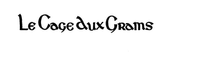 LE CAGE AUX GRAMS logo