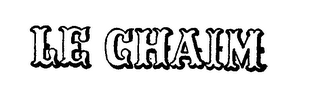 LE CHAIM logo