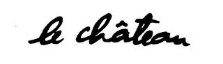 LE CHATEAU logo