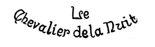LE CHEVALIER DE LA NUIT logo