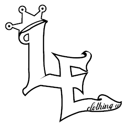 LE CLOTHING CO logo