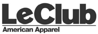 LE CLUB AMERICAN APPAREL logo