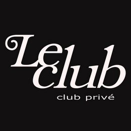 LE CLUB CLUB PRIVE logo