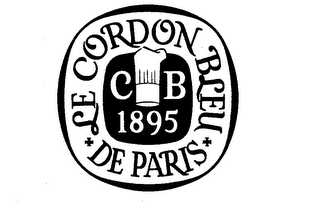LE CORDON BLEU DE PARIS CB 1895 logo