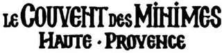LE COUVENT DES MINIMES HAUTE PROVENCE logo
