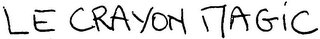 LE CRAYON MAGIC logo