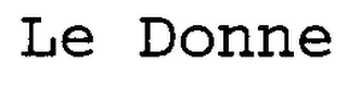 LE DONNE logo