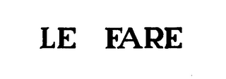 LE FARE logo
