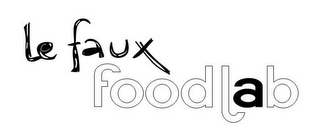 LE FAUX FOODLAB logo