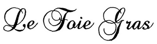 LE FOIE GRAS logo