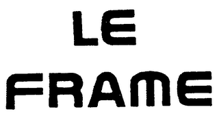 LE FRAME logo
