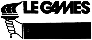 LE GAMES logo