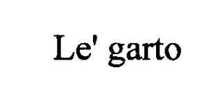 LE' GARTO logo
