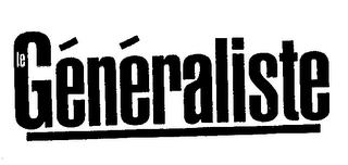 LE GENERALISTE logo
