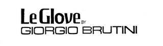 LE GLOVE BY GIORGIO BRUTINI logo