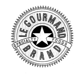 LE GOURMAND BRAND SPECIALTY FOODS logo
