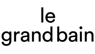 LE GRAND BAIN logo