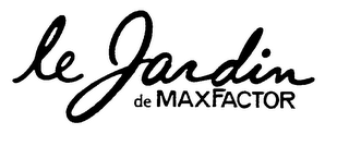 LE JARDIN DE MAXFACTOR logo