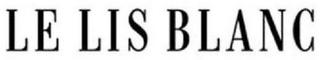 LE LIS BLANC logo