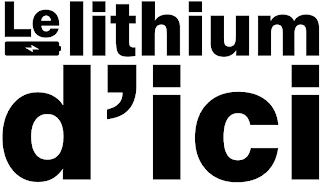 LE LITHIUM D'ICI logo