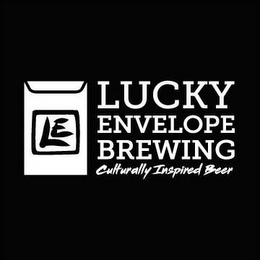 LE LUCKY ENVELOPE BREWING CULTURALLY INSPIRED BEER logo