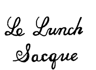 LE LUNCH SACQUE logo
