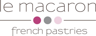 LE MACARON FRENCH PASTRIES logo