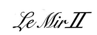 LE MIR II logo