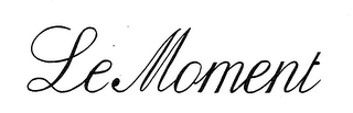 LE MOMENT logo