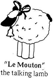 "LE MOUTON" THE TALKING LAMB logo