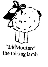 "LE MOUTON" THE TALKING LAMB logo