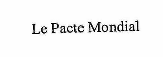LE PACTE MONDIAL logo