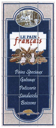 LE PAIN FRANÇAIS PAINS SPECIAUX GATEAUXPATISSERIE SANDWICHS BOISSONS logo