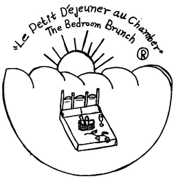"LE PETIT DEJEUNER AU CHAMBER" THE BEDROOM BRUNCH logo