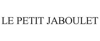 LE PETIT JABOULET logo