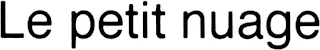 LE PETIT NUAGE logo