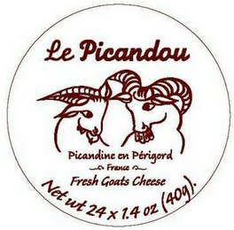 LE PICANDOU PICANDINE EN PÉRIGORD FRANCE FRESH GOATS CHEESE logo