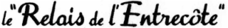 LE "RELAIS DE L'ENTRECôTE" logo