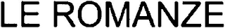 LE ROMANZE logo