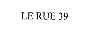 LE RUE 39 logo