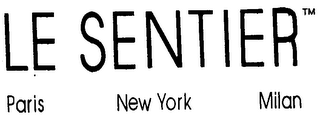 LE SENTIER PARIS NEW YORK MILAN logo