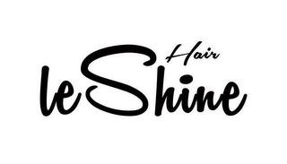 LE SHINE HAIR logo