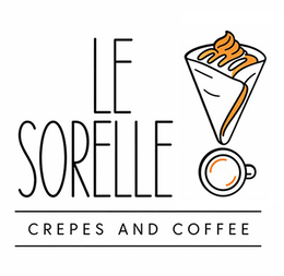 LE SORELLE CREPES AND COFFEE logo