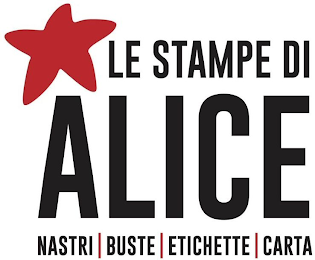 LE STAMPE DI ALICE NASTRI BUSTE ETICHETTE CARTA logo