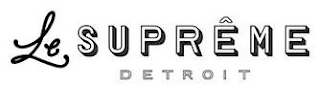 LE SUPRÊME DETROIT logo